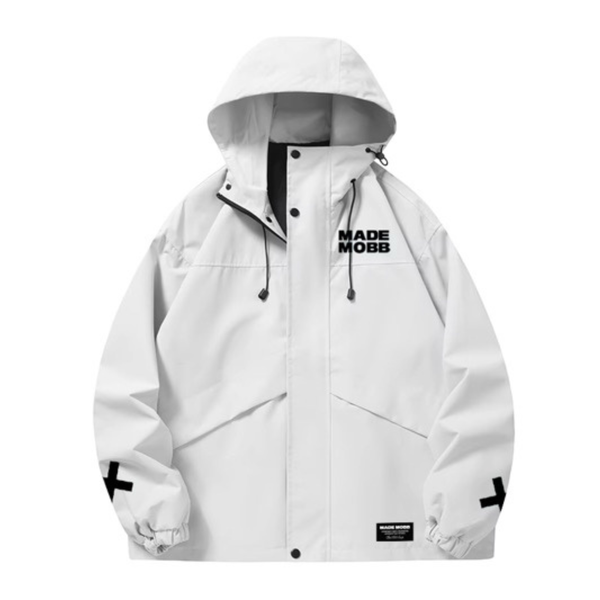 KANSAS CITY Full Zip Jacket - White – MADE MOBB KANSAS CITY Full Zip Jacket - White – MADE MOBB