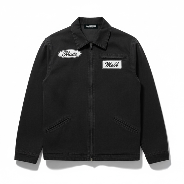 BLAKCATS Mechanic Jacket - Black Denim – MADE MOBB