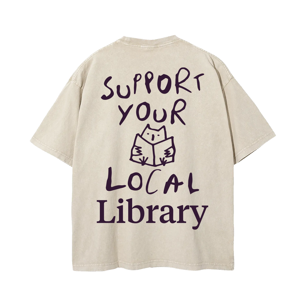 Support Your Local Library Tee - KCPL x MADE MOBB