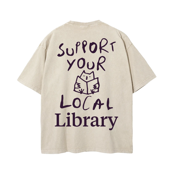 Support Your Local Library Tee - KCPL x MADE MOBB
