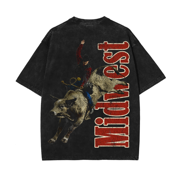 MIDWEST Rodeo Tee - Black – MADE MOBB