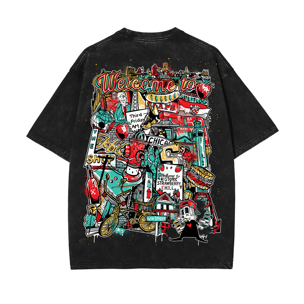 Strawberry Hill Tee - DINKC X MADE MOBB