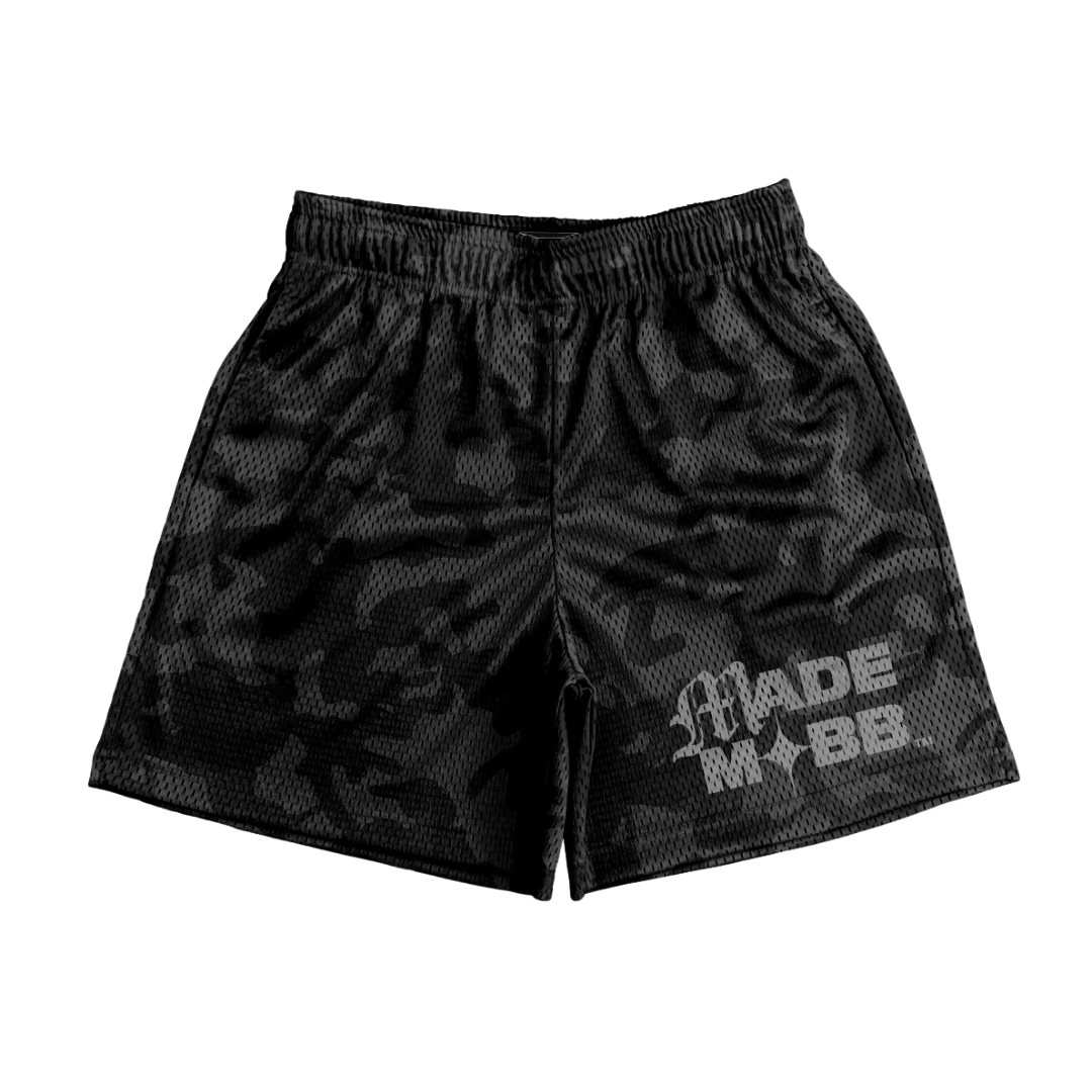 MADE MOBB Shorts - Black Camo