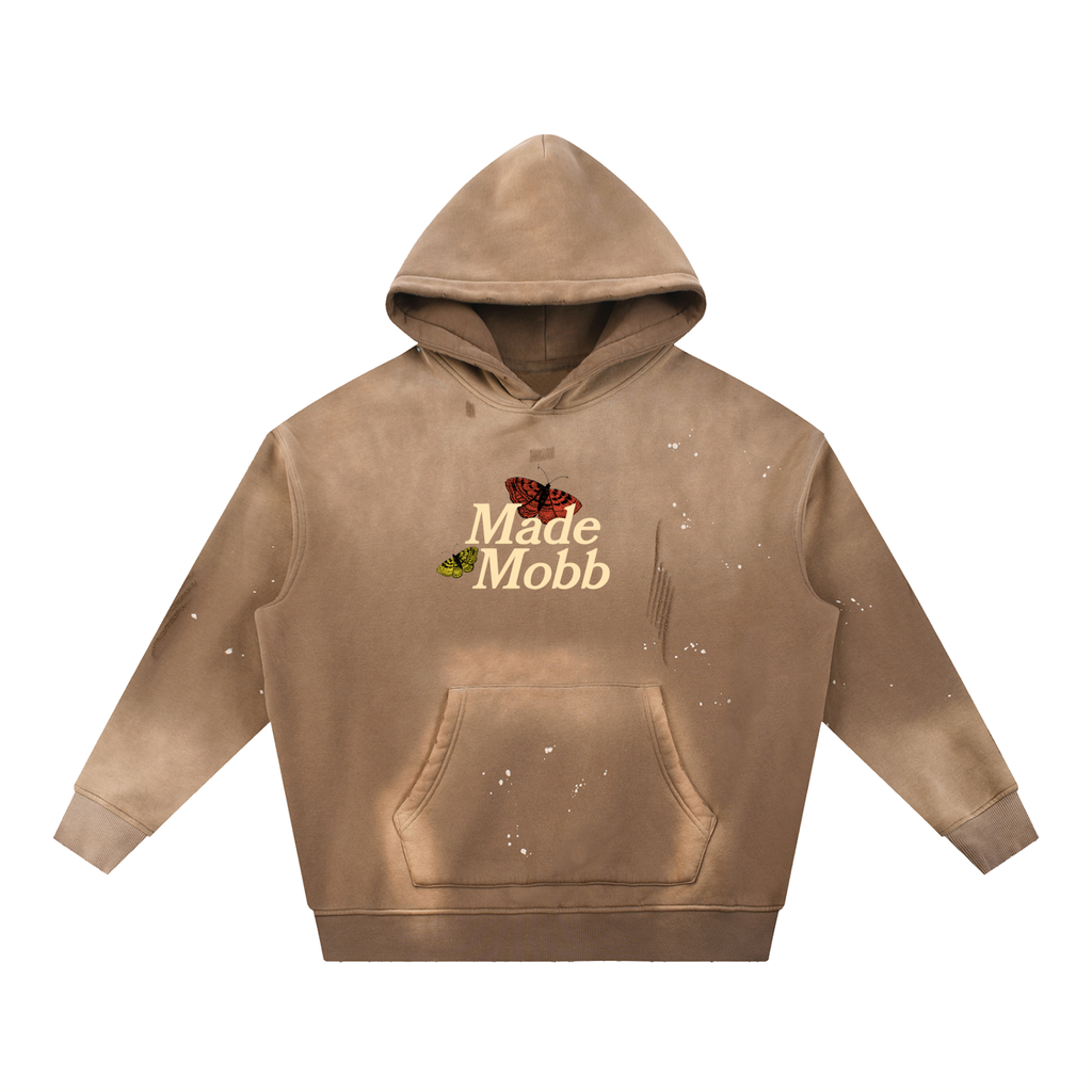 Marigold Distressed Hoodie - UNDERGROUND