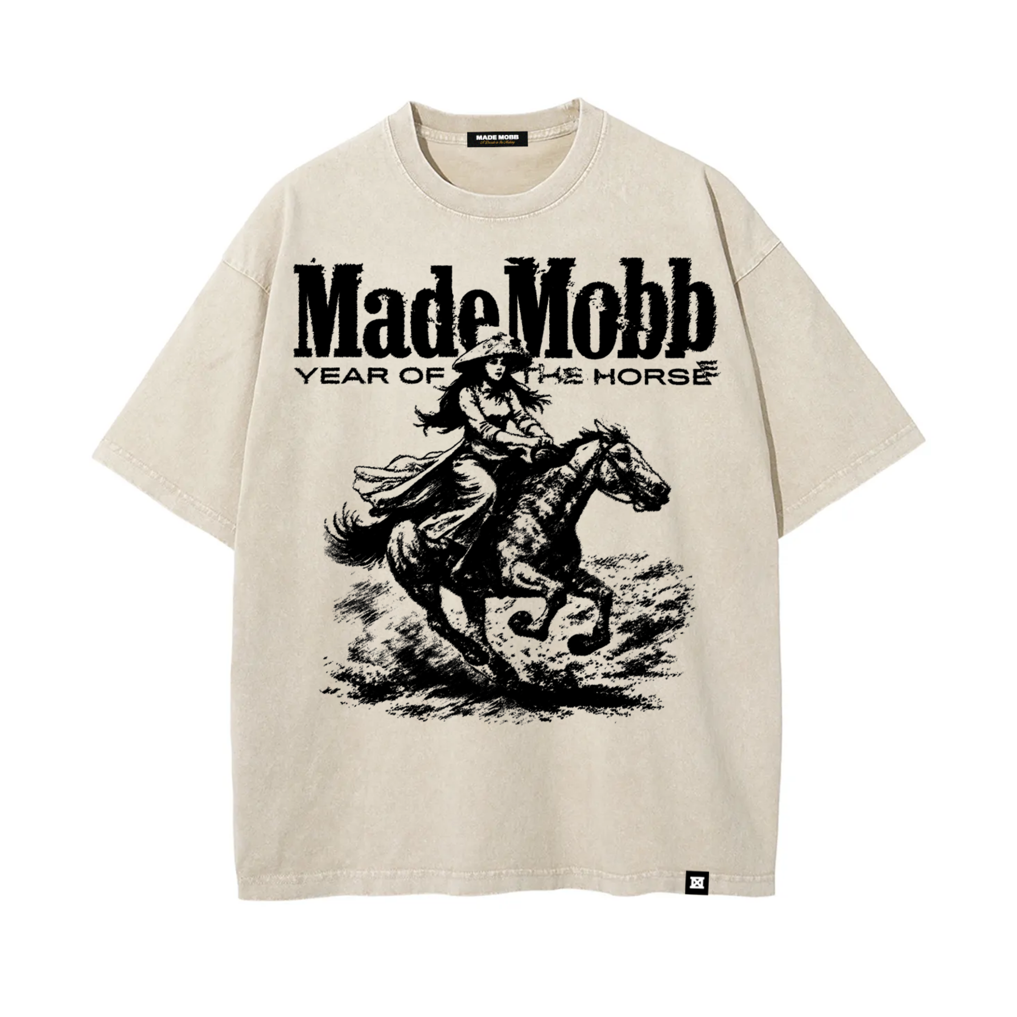 Year of the Horse Tee - Cream