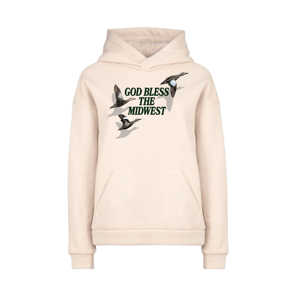 Midwest Geese Hoodie - Cream
