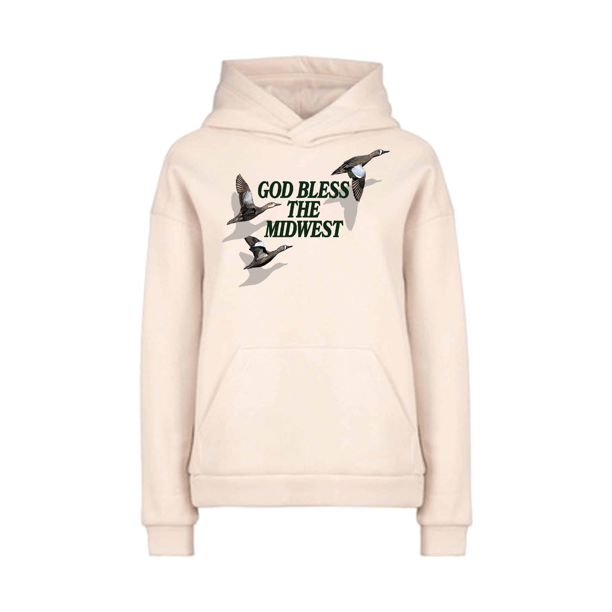 Midwest Geese Hoodie - Cream