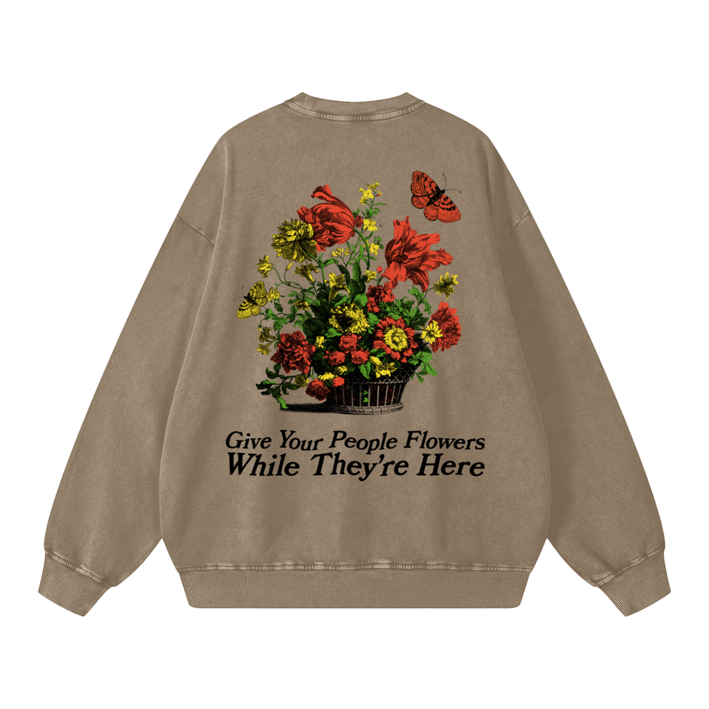 Marigold Crewneck - Stone - UNDERGROUND