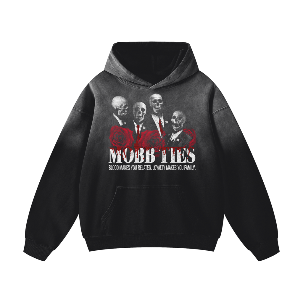 MOBB TIES Heavyweight Hoodie - UNDERGROUND