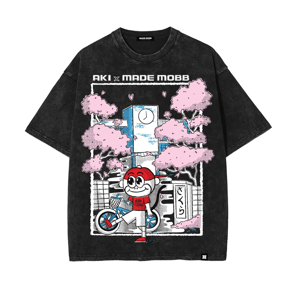Sakura Tee - AKI X MADE MOBB