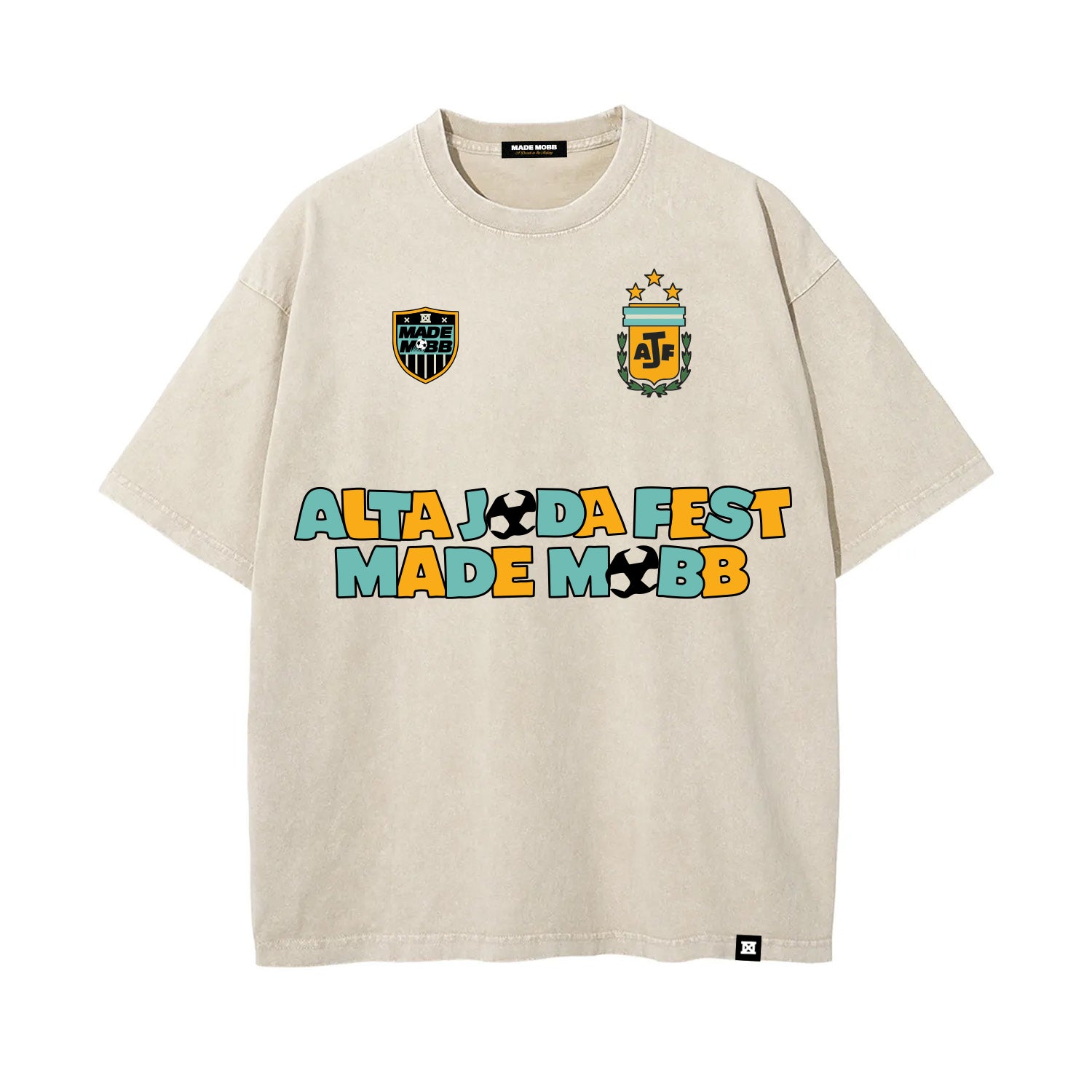 Alta Joda x Made Mobb Tee - Cream