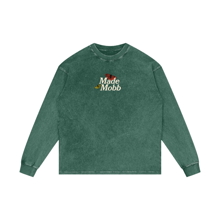 Marigold LS Tee - Evergreen