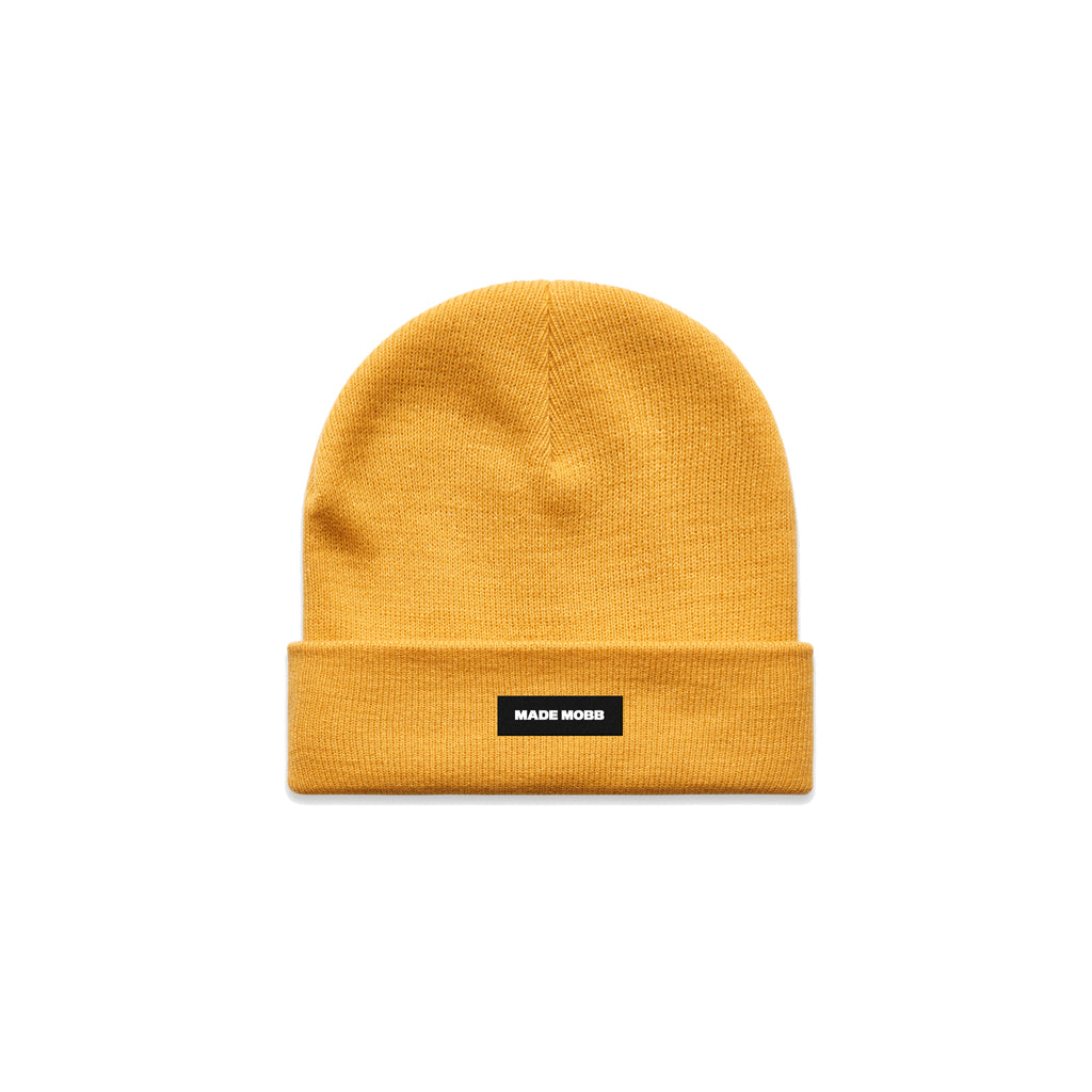 MADE MOBB Cuff Beanie - Mustard