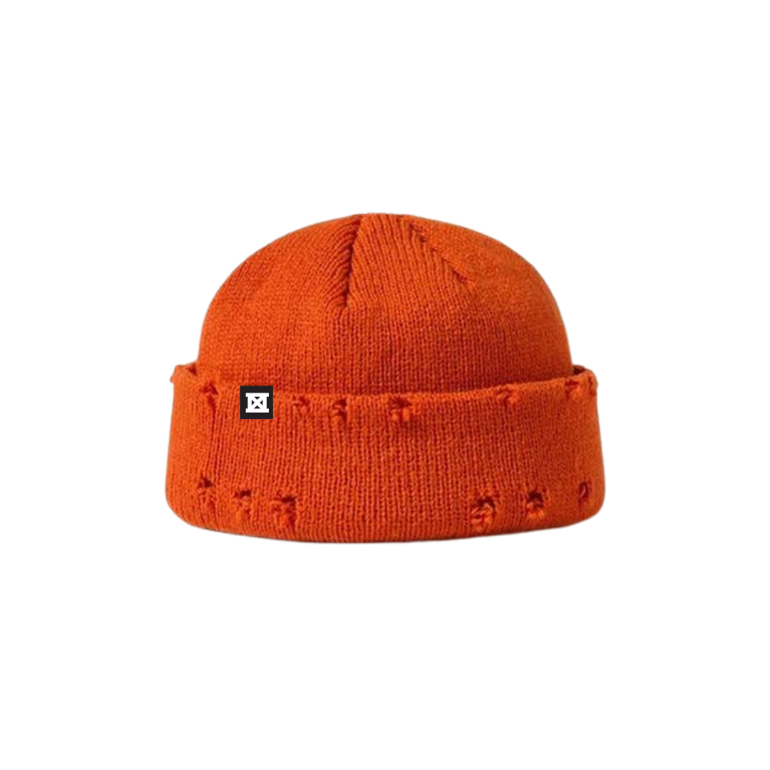 MADE Distressed Beanie - Orange