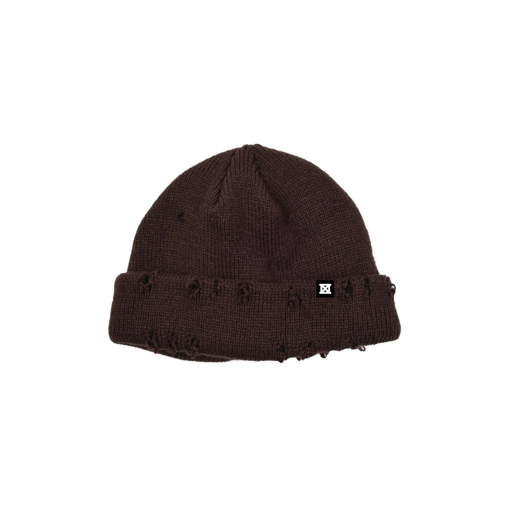 MADE Distressed Beanie - Brown