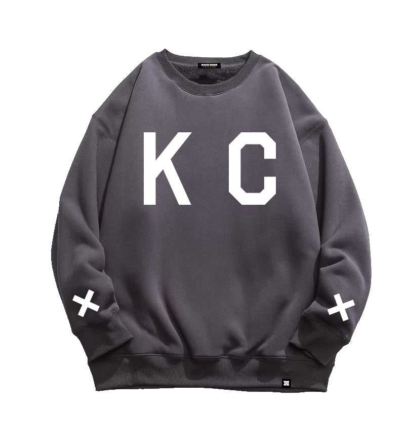 Signature KC Crewneck - Slate