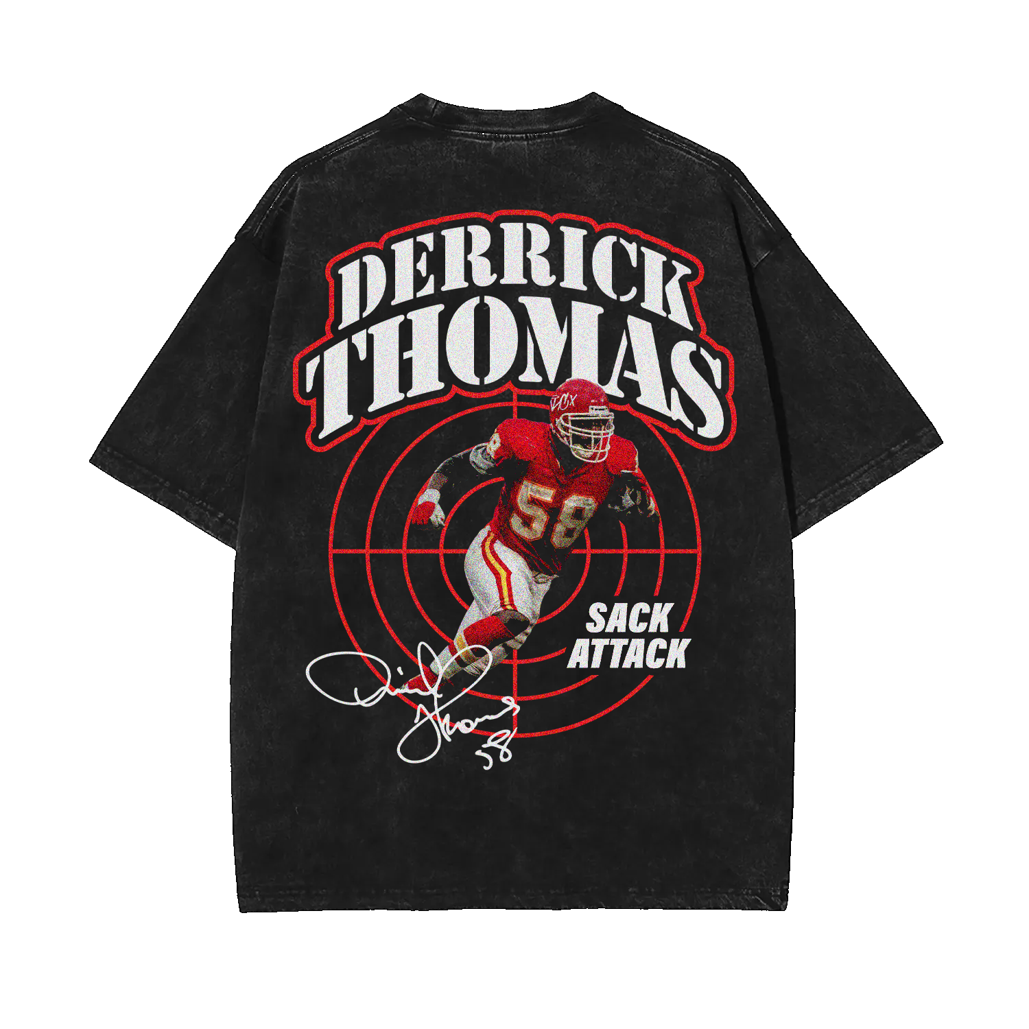Sack Attack Tee - Derrick Thomas X MADE MOBB