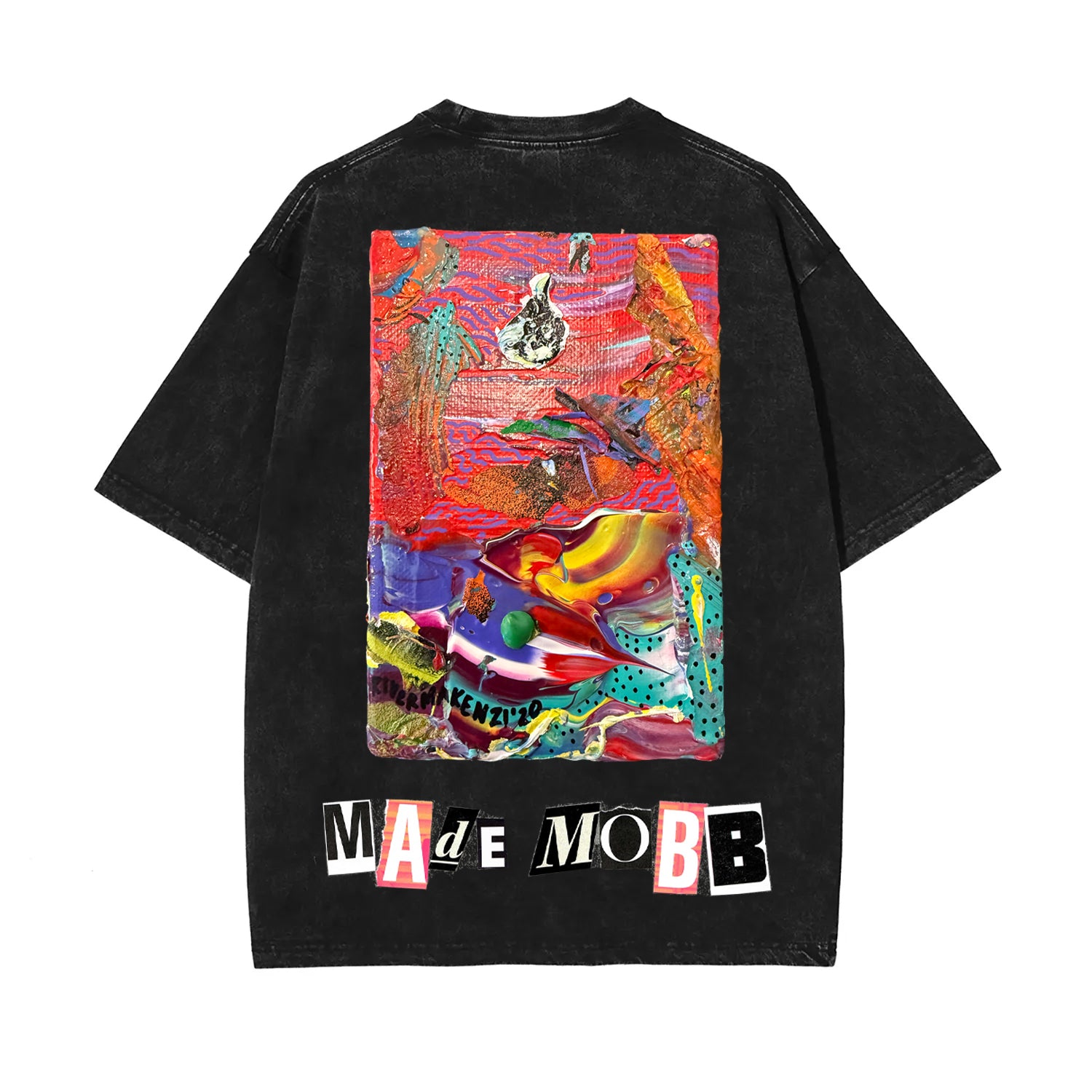 Grace & Grit Masterpiece Tee - Black - River MaKenzi X MADE MOBB