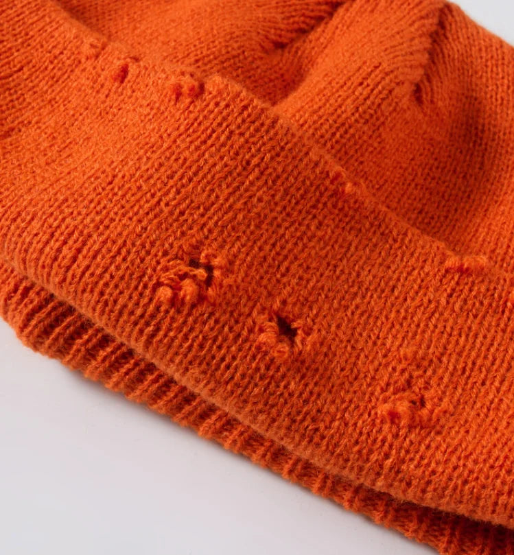 MADE Distressed Beanie - Orange