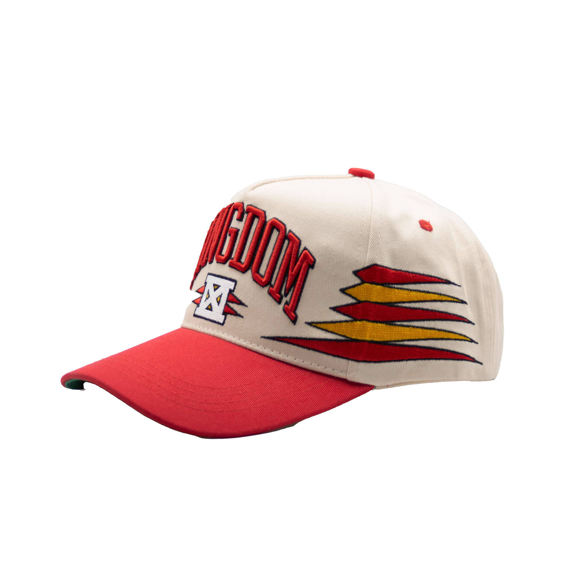 Kingdom Retro Snapback - Red/Cream