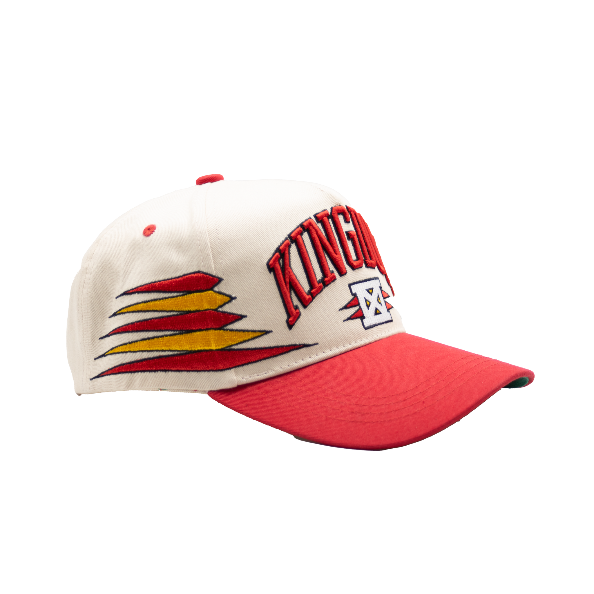 Kingdom Retro Snapback - Red/Cream