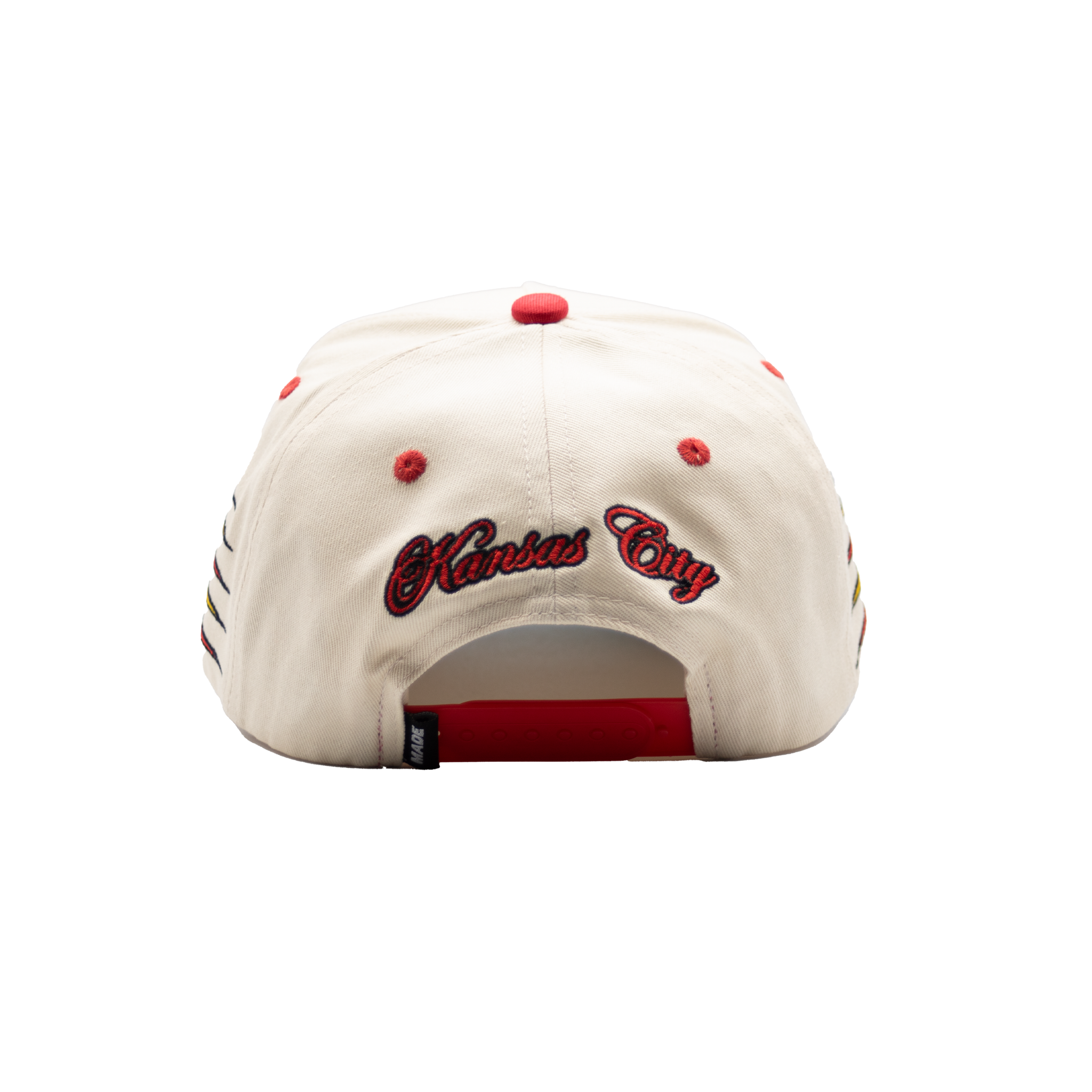 Kingdom Retro Snapback - Red/Cream