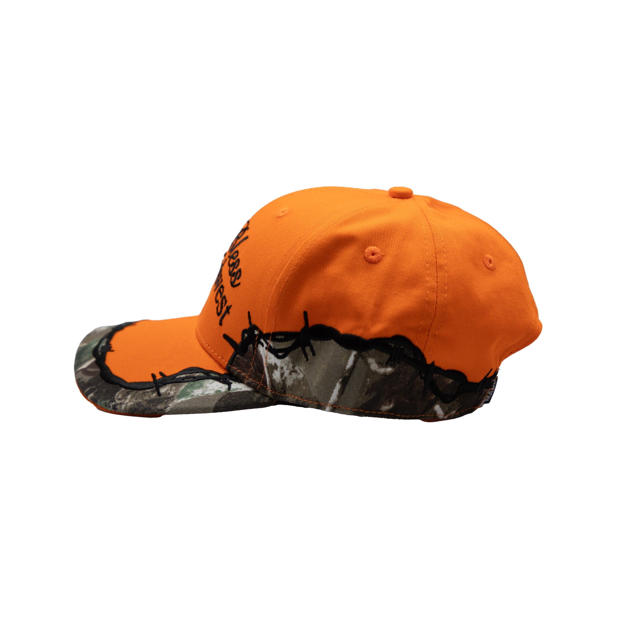 God Bless the Midwest Hat - Orange/Camo