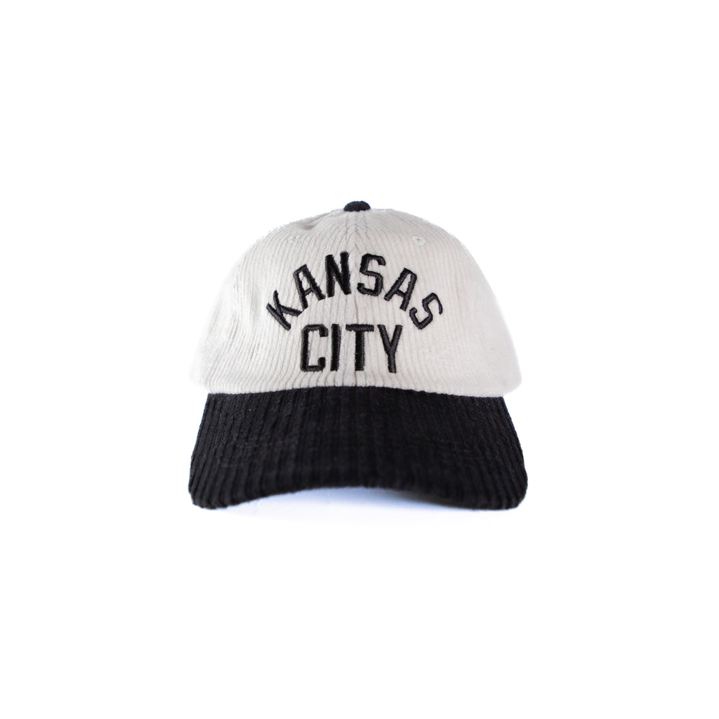 KC OG Corduroy Hat- Black/Cream