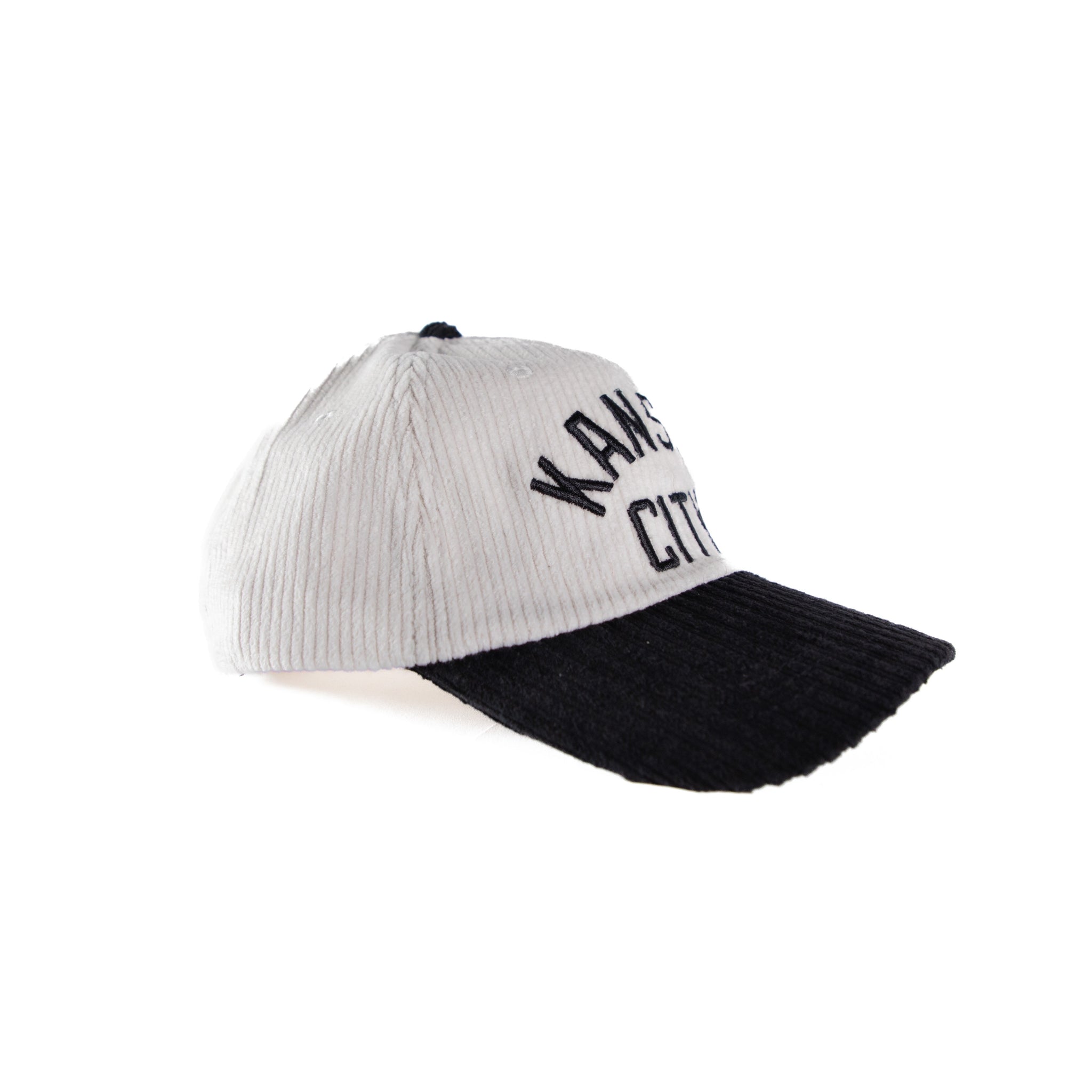 KC OG Corduroy Hat- Black/Cream