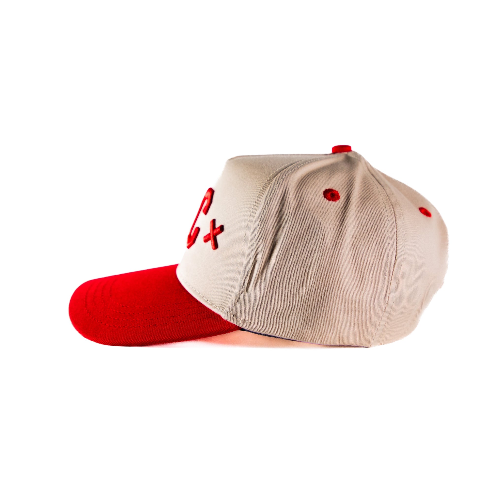 Signature KC Snapback - Red/Cream