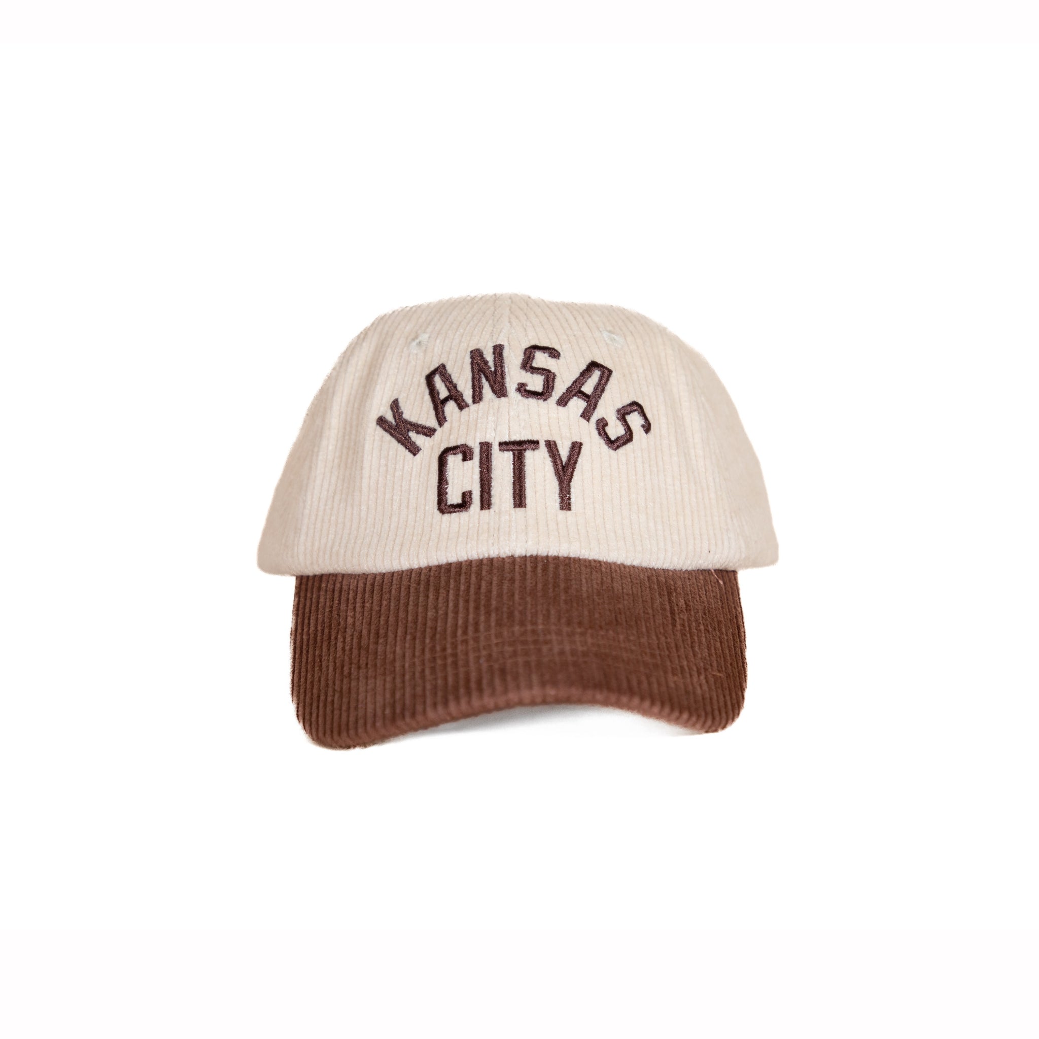 KC OG Corduroy Hat- Cream/Brown