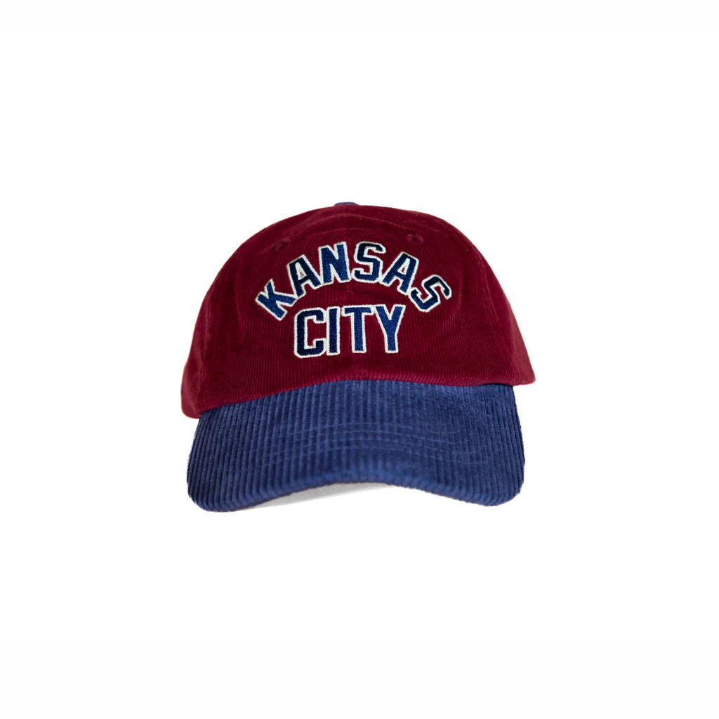 KC OG Corduroy Hat- Maroon/Navy