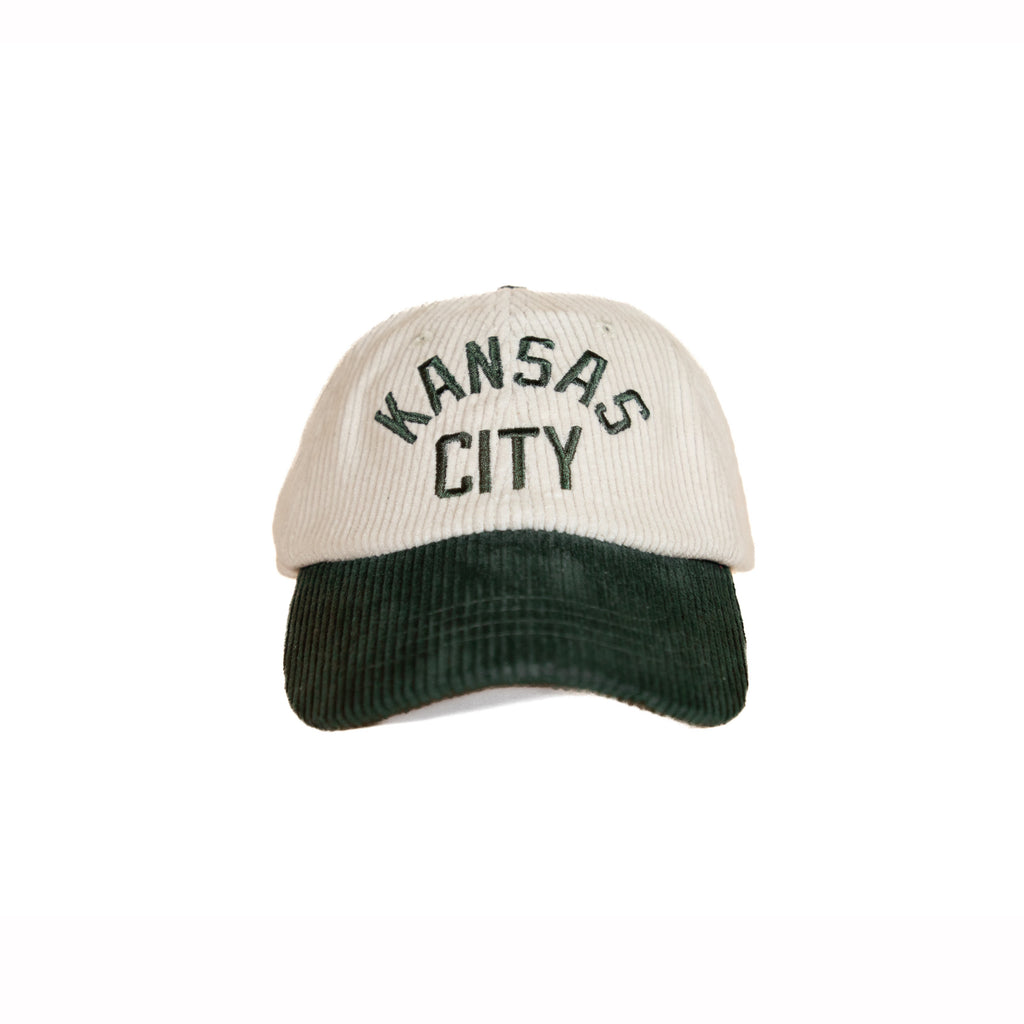 KC OG Corduroy Hat- Cream/Pine