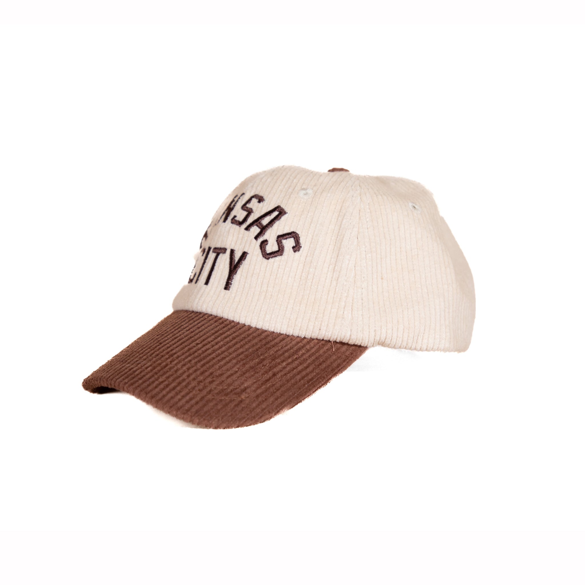 KC OG Corduroy Hat- Cream/Brown