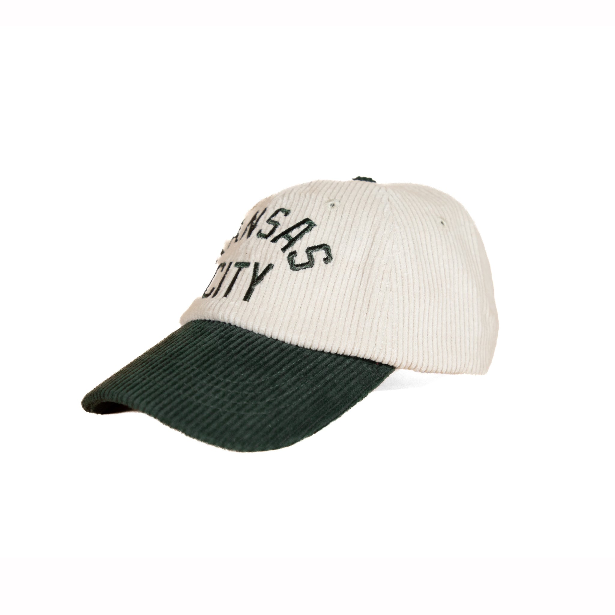 KC OG Corduroy Hat- Cream/Pine