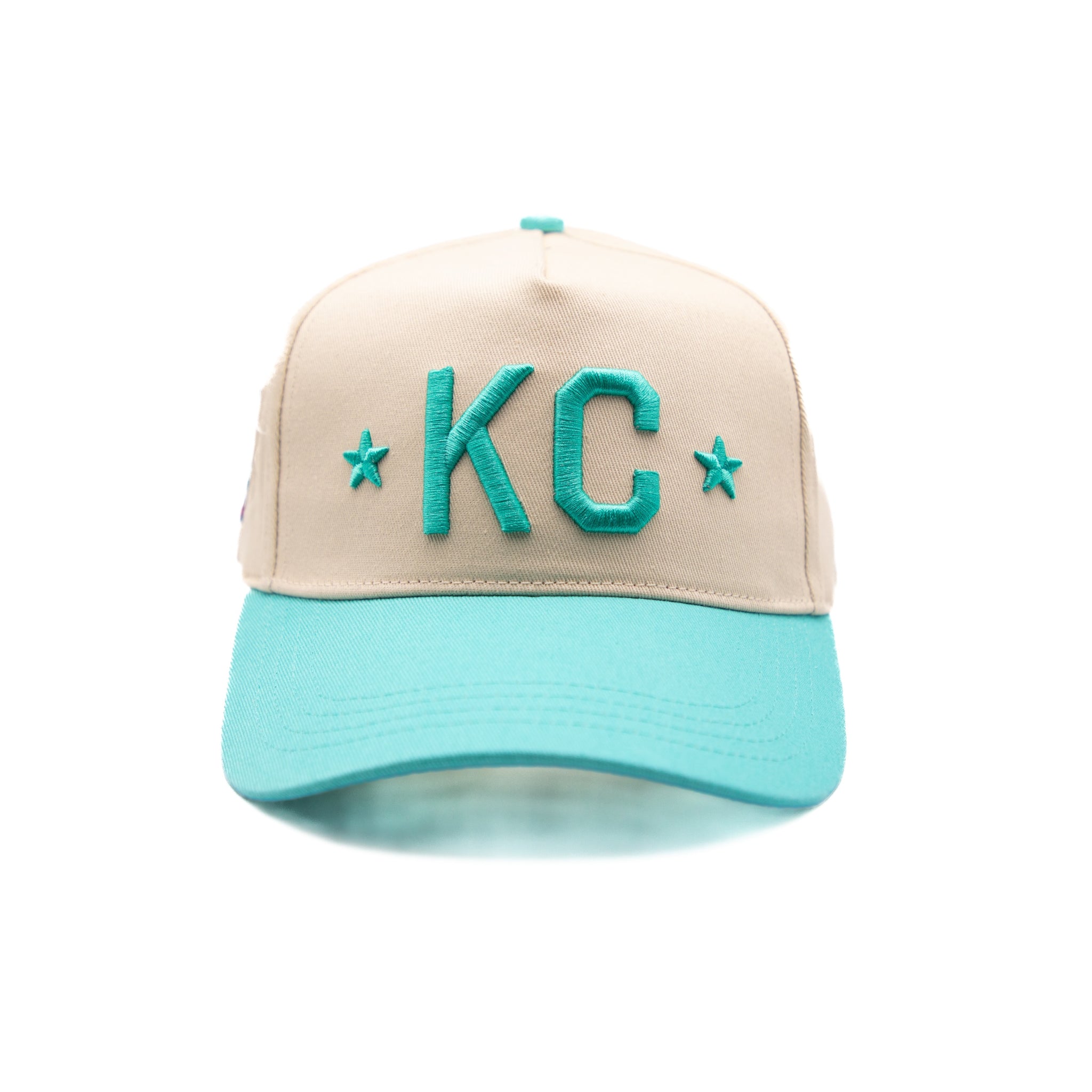 Kc Signature Signature KC Snapback - Teal/Cream - KC CURRENT X MADE MOBB