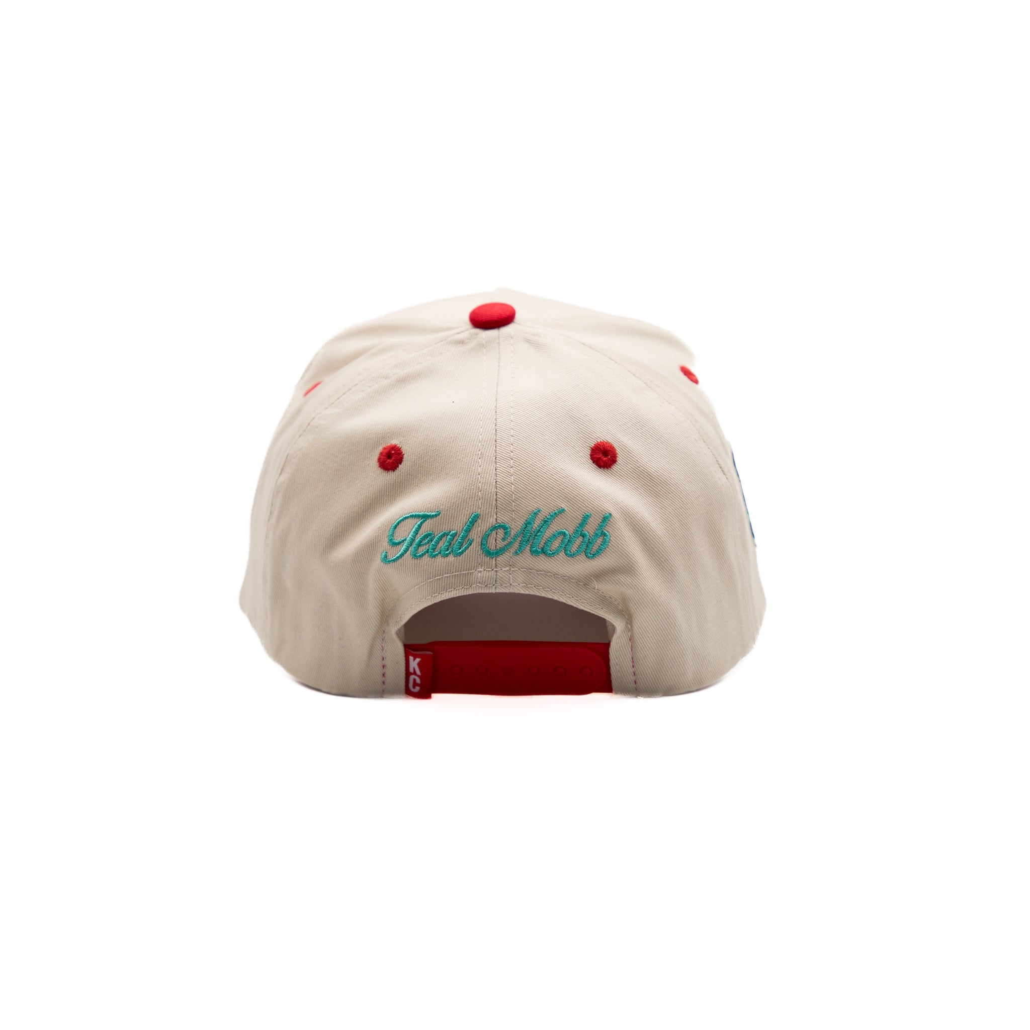 Signature KC Snapback - Red/Cream - KC CURRENT X MADE MOBB