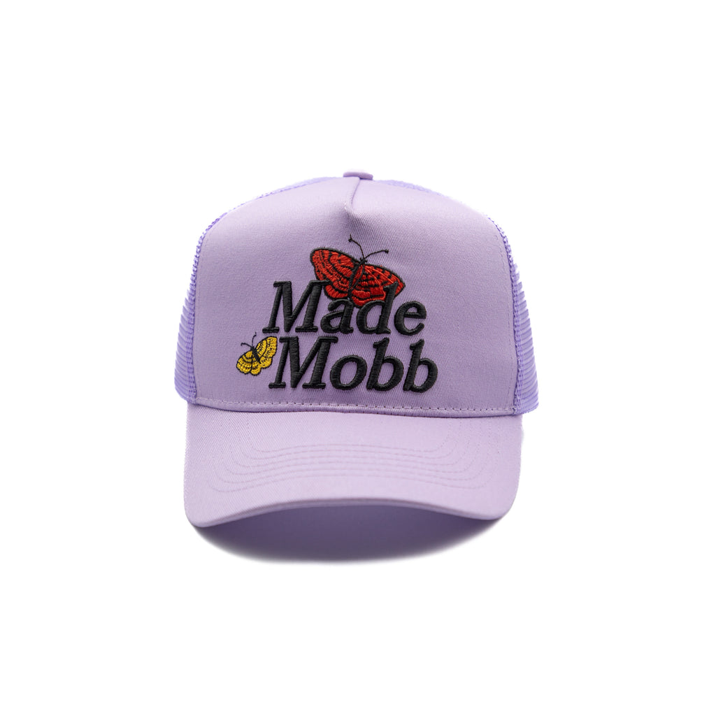 MADE MOBB Butterfly Mesh Hat - Lavender