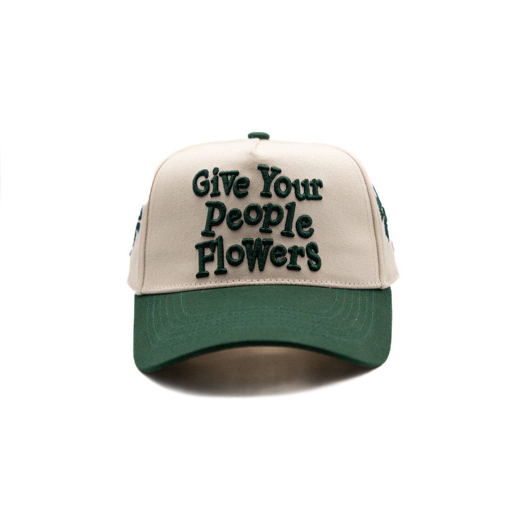 Give Your People Flowers - Forest/Cream