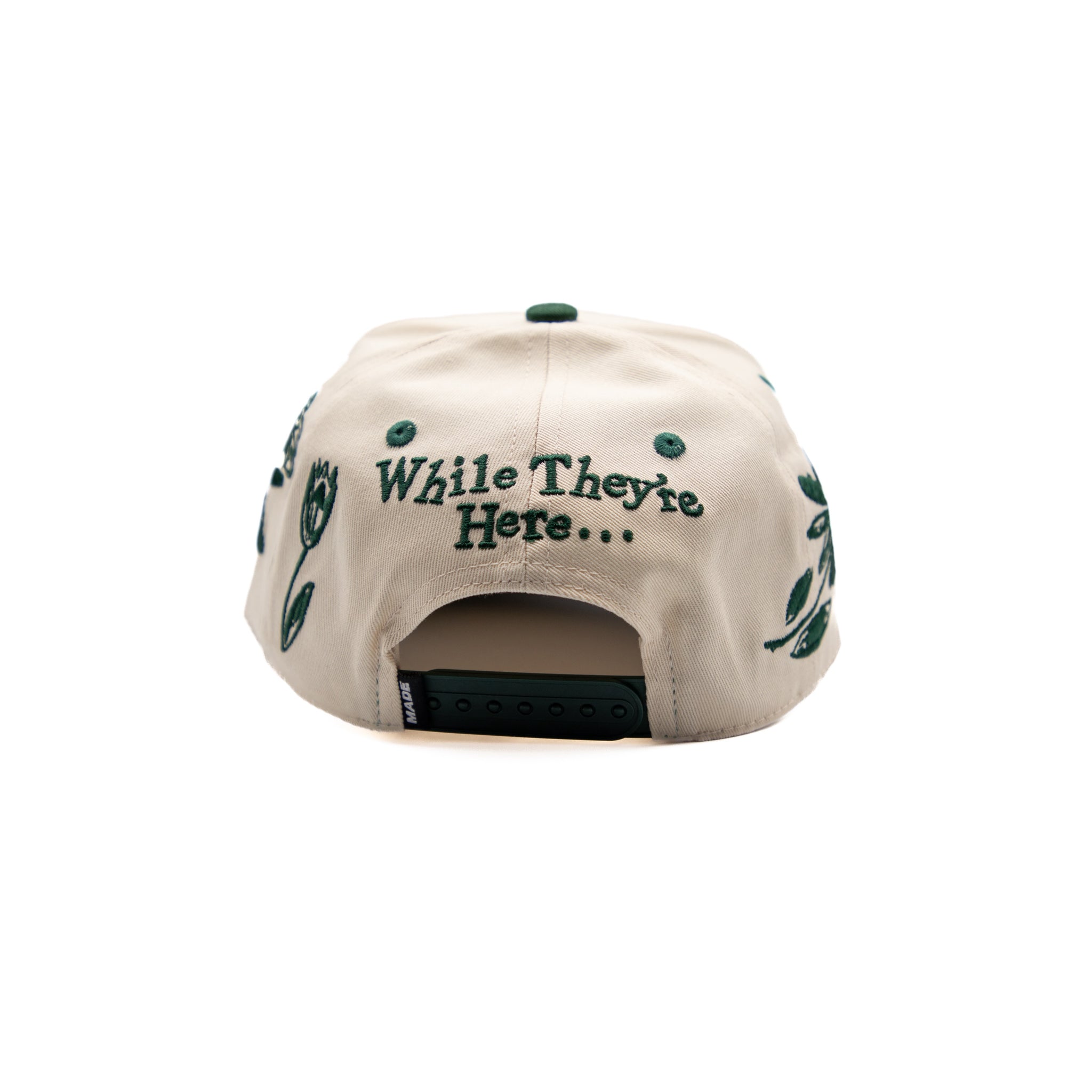 Give Your People Flowers Hat - Forest/Cream