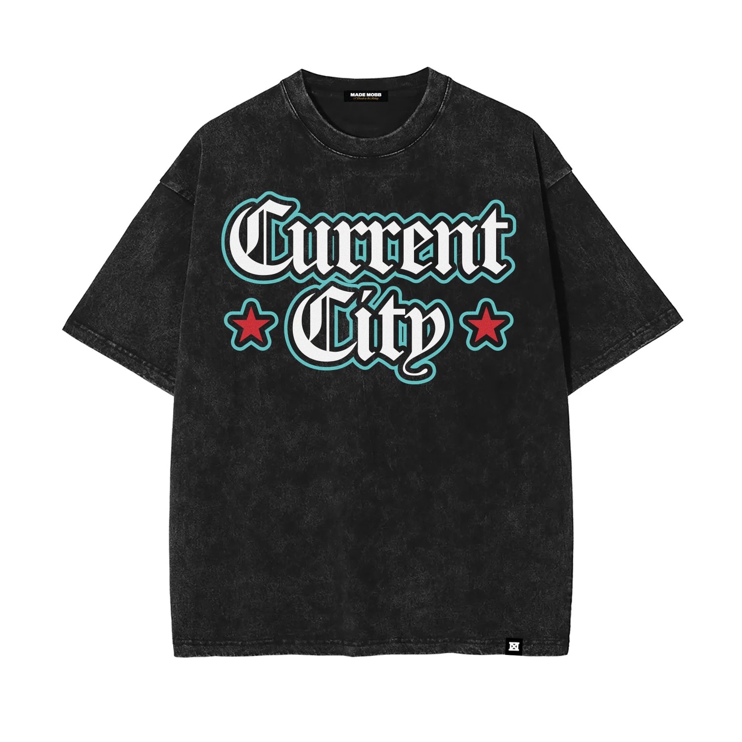 Current City Tee - Black