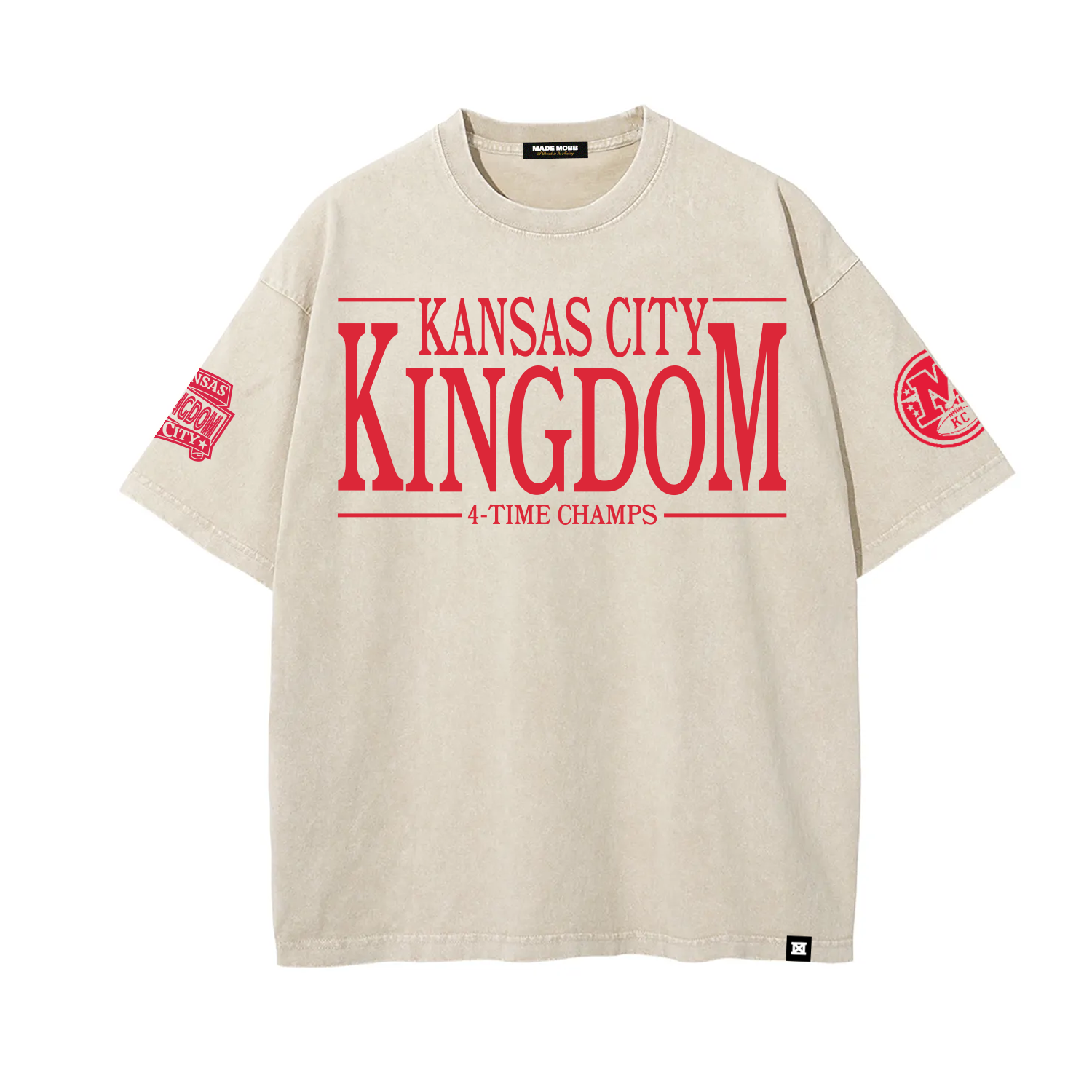 KC KINGDOM Tee - Cream