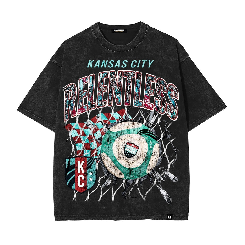 KC RELENTLESS Tee - KC CURRENT X MADE MOBB