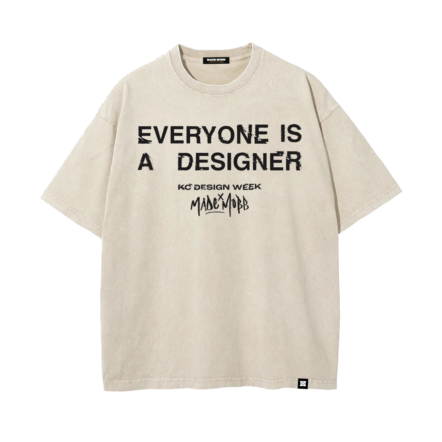 KCDW X MADE MOBB Tee - Cream