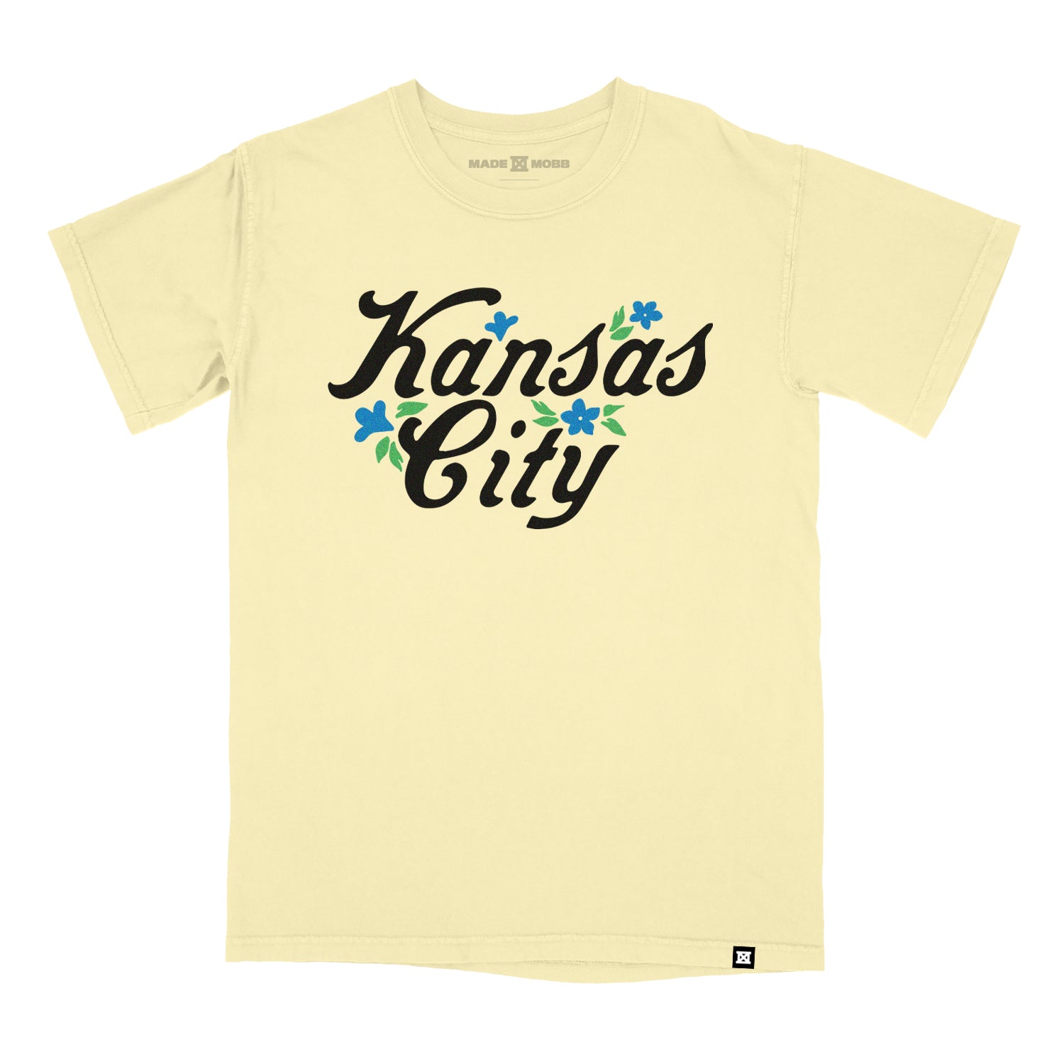 KC Floral T-Shirt - Banana