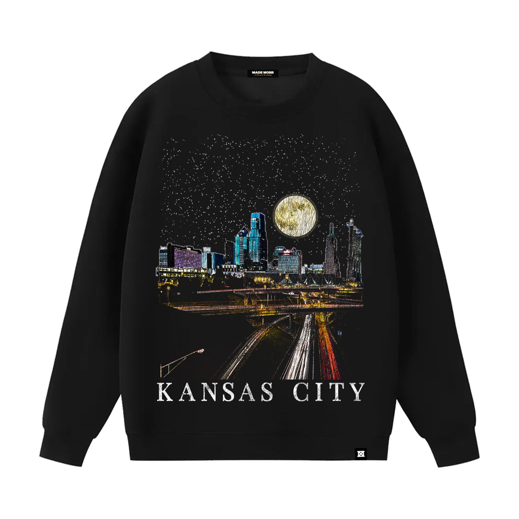 KC Highway Crewneck - Black