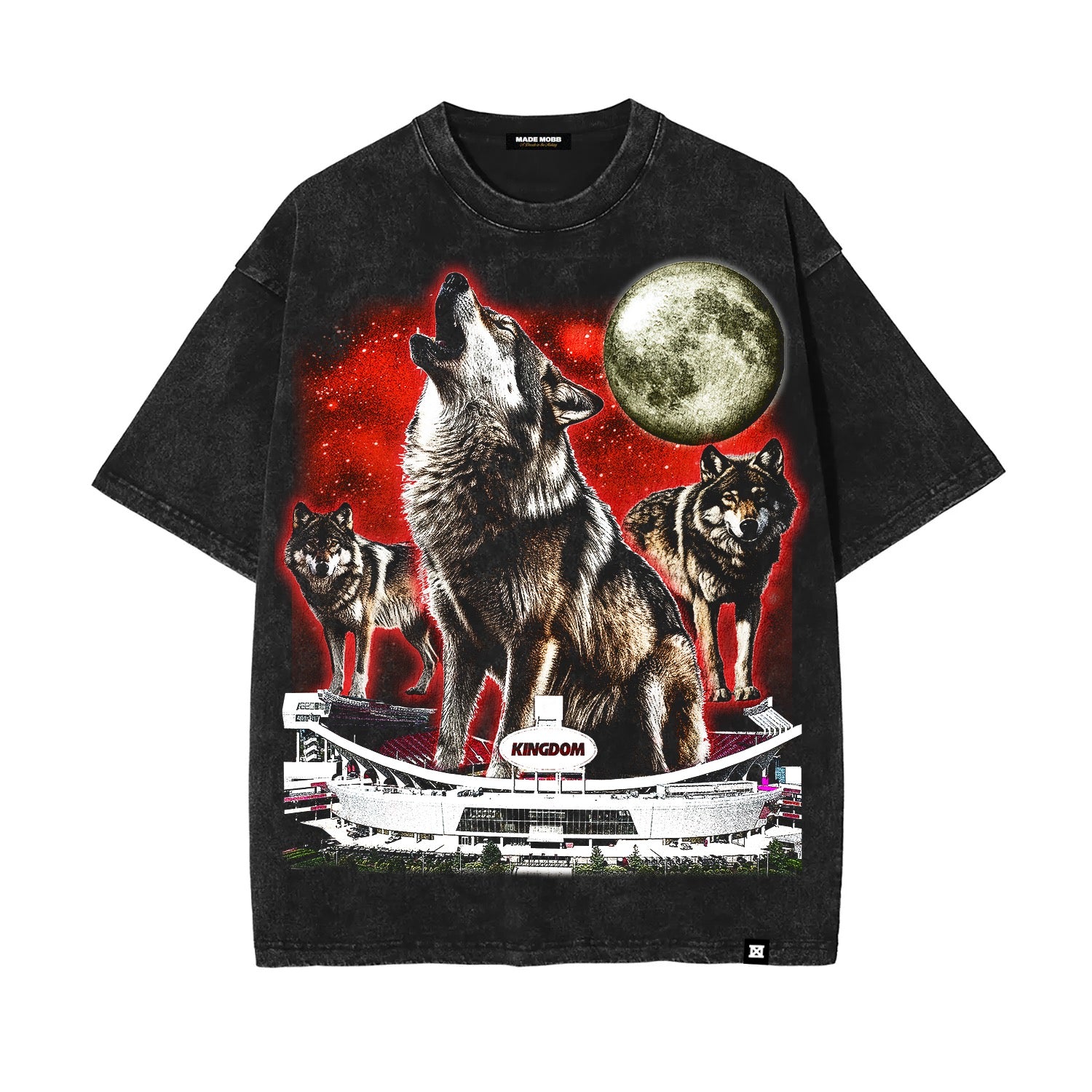 KC Wolfpack Tee - Black