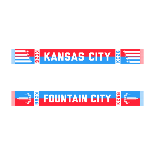 KC Knit Scarf - Fountain City