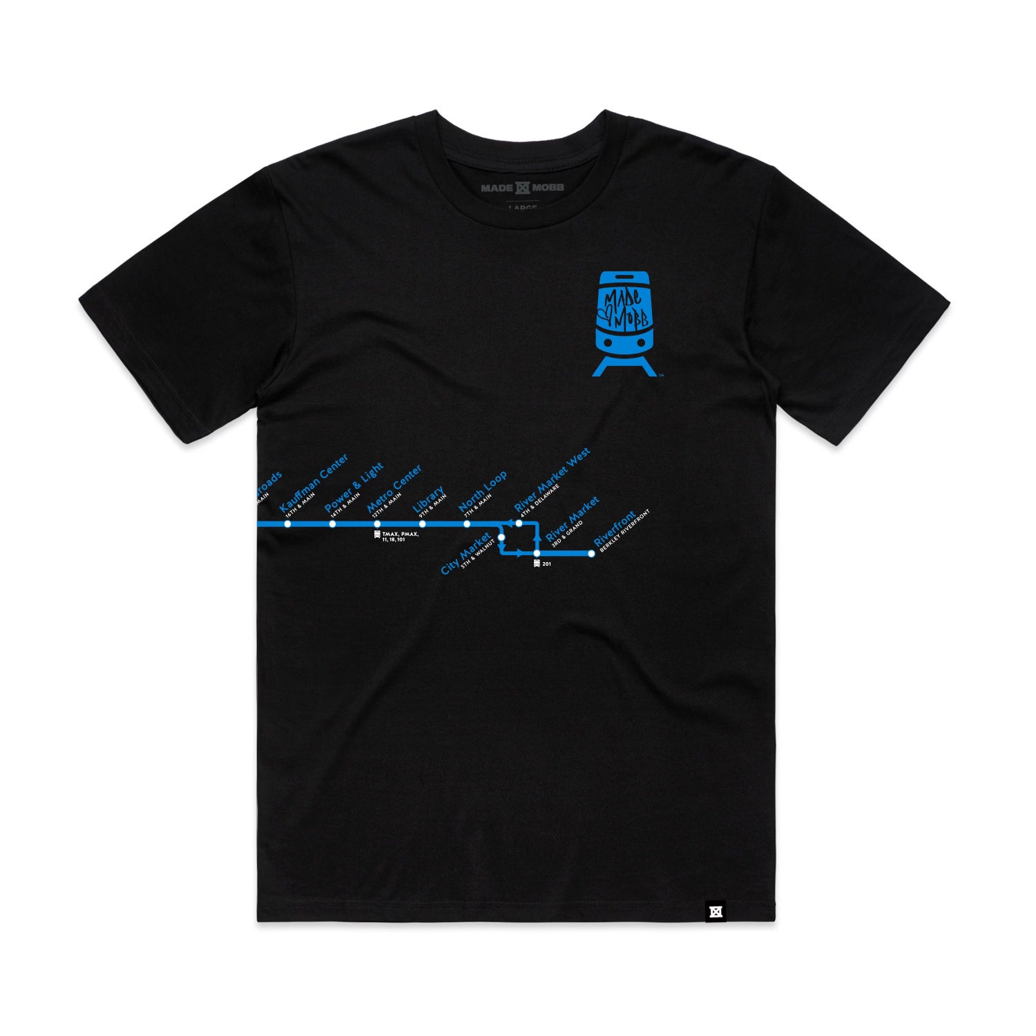 KC Streetcar x MADE MOBB Tee - Black