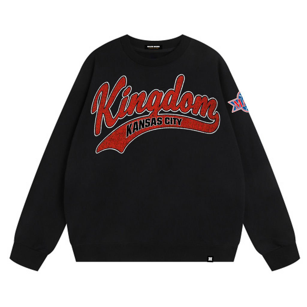 Kingdom Script Crewneck - Black